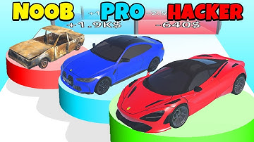 NOOB vs PRO vs HACKER - Get the Supercar 3D