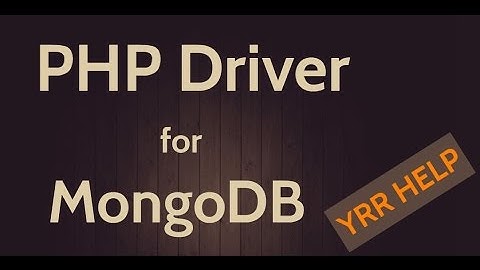 PHP Driver Setup for MongoDB
