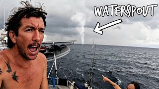 What to do when you see a Waterspout at Sea? SCREAM!!! Ep 338