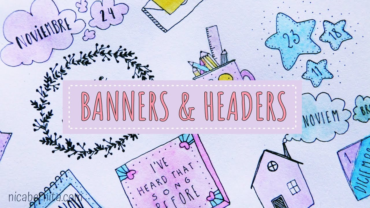 Aesthetic Cute Banners For Notes