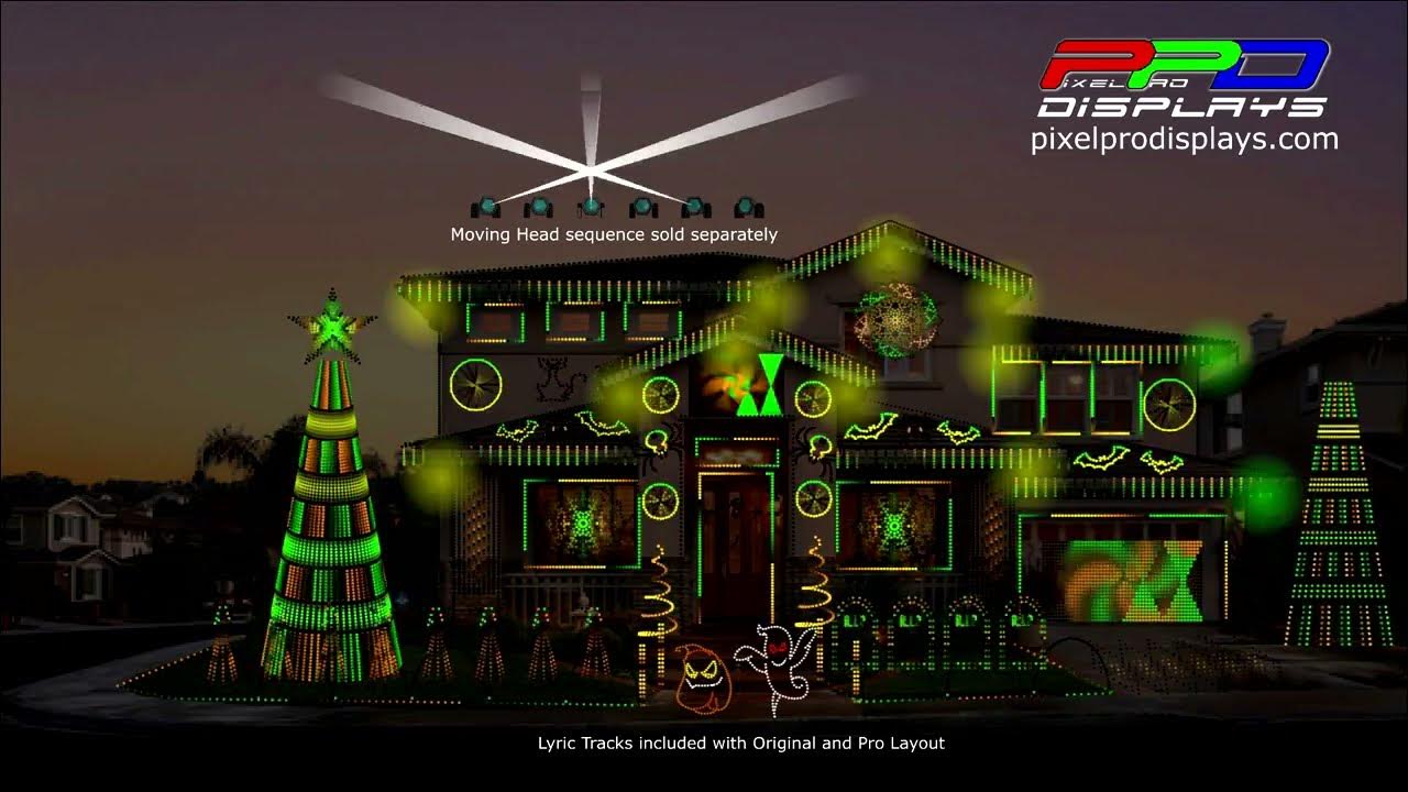 The Adams Family Main Theme xLights Moving Head Sequence YouTube