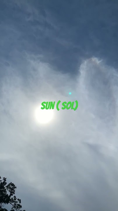 Spanish pronunciation=Sun ( sol) - YouTube