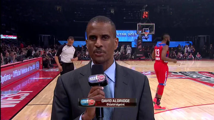 Awkward moment for David Aldridge