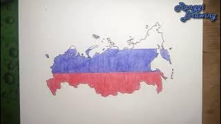 How to Draw Map of Russia