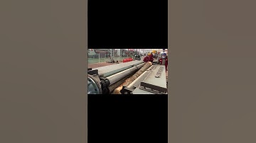 log  debarker machine test video