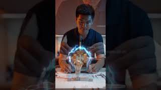 How to Make a Free Mini Generator Using 2 DC Motors ⚡ #generator #diypower #experiment #freeenergy
