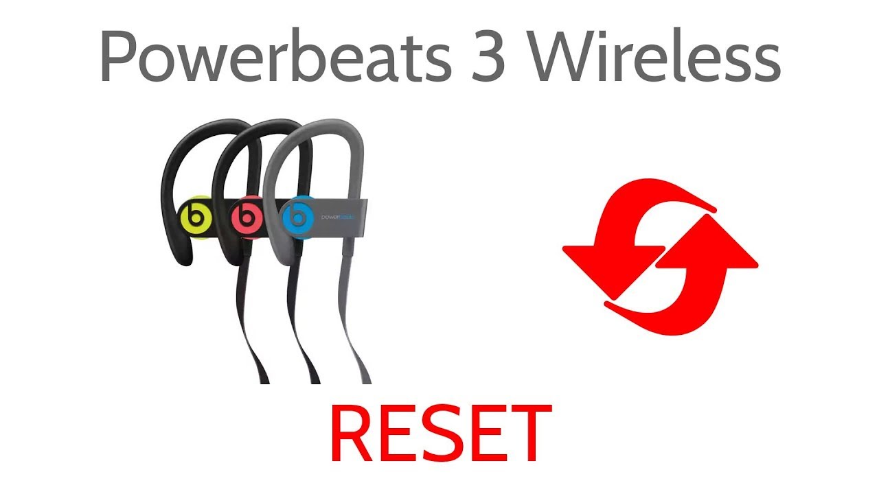 resetting powerbeats 3