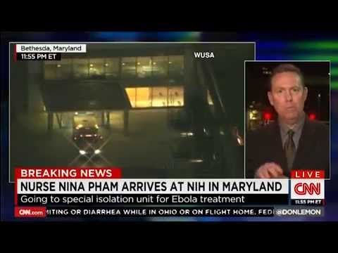 Nina Pham En Route to NIH (October 16, 2014)