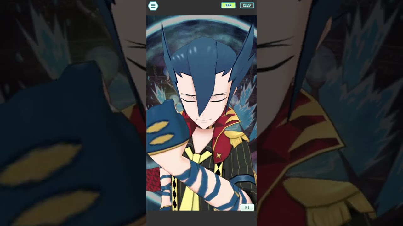 Grimsley & Sharpedo Water On-type Hoenn Champion Stadium Pokemon Masters EX