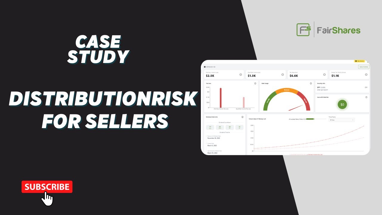 Case Study DistributionRisk for Sellers | FairShares DistributionRisk Analytics Tutorial
