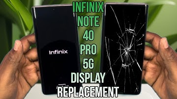 Infinix Note 40 pro 5g display Replacement |original curved screen display change#infinixnote40pro5g