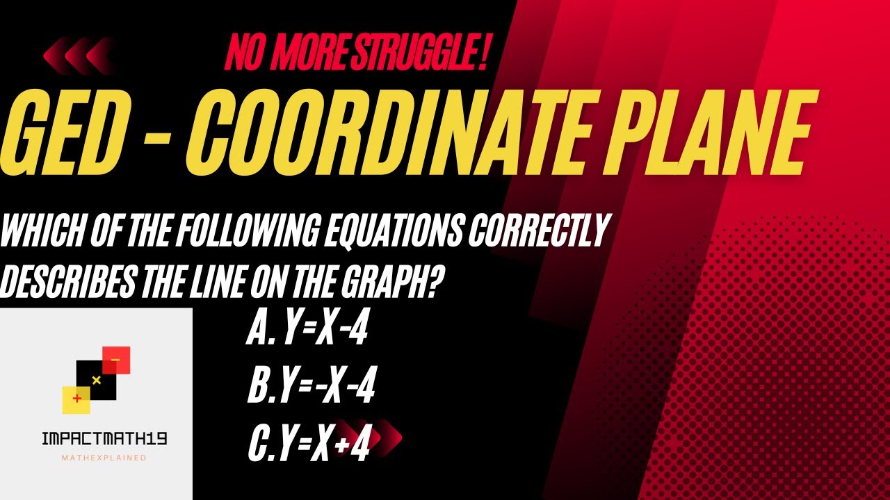 GED - Coordinate Plane - YouTube