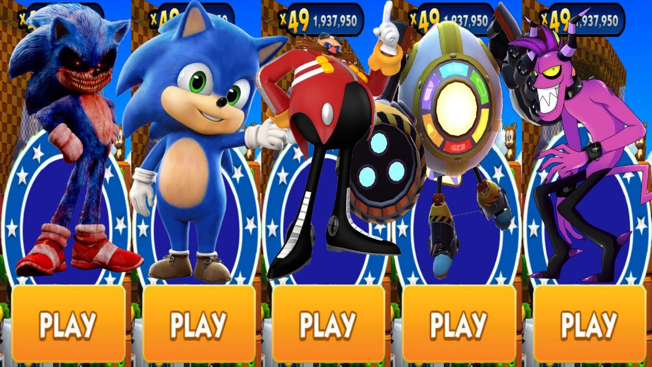 Sonic Dash - Sonic.EXE vs Baby Sonic defeat All Battle Bosses Dr ...