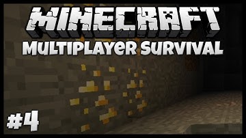 Mineshafts, Creepers & Gold! || Minecraft Multiplayer Survival #4 (SMP - With FireSt4rm)