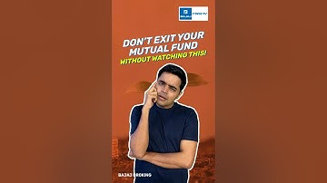 What is an Exit load in Mutual Funds? #sip #mutualfunds #stockmarket #investment