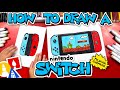 How to draw a nintendo switch folding surprise