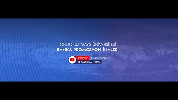 OMÜ 2025 BANKA PERSONEL MAAŞ PROMOSYON İHALESİ 2. TUR (18.11.2025)