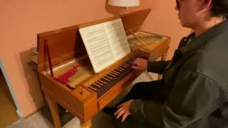 Bach Invention 1 And Fugue. BWV 772 & BWV 953 Played on Clavichord