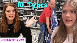 10 Types Of Shoppers I JustJordan33