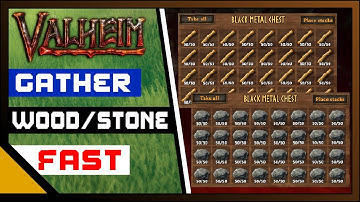 Valheim: Farming Stone & Wood The Easy Way.