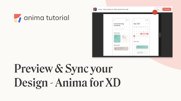 Preview and Sync your Design - Anima for Adobe XD