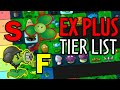 Plants vs zombies brutal mode ex plus tier list