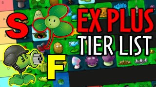 Plants vs. Zombies Brutal Mode EX Plus TIER LIST