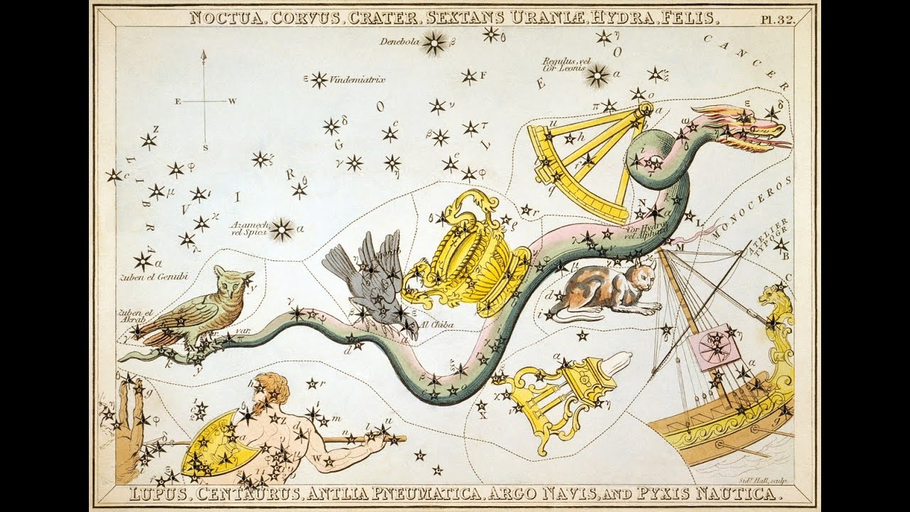 だいたい3分でわかる88星座図鑑「第45回 コップ座」 YouTube