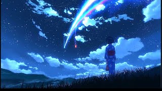 Your Name Kimi No Nawa Meteor Shower Scene