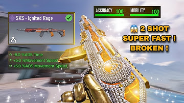 NEW "1 SHOT"  SKS  Gunsmith! its TAKING OVER COD Mobile in Season 10