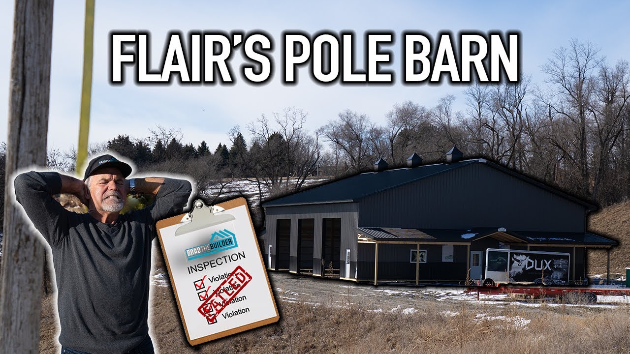 Inspecting FLAIR'S POLE BARN! I Found Some Issues... (Flair House Updates)