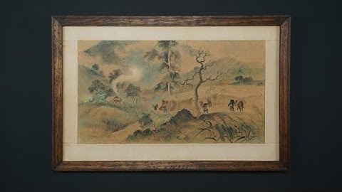 TÁC PHẨM "CẢNH ĐỒNG VĂN" CỦA HỌA SĨ TRẦN VĂN THỌ (1917-2004)