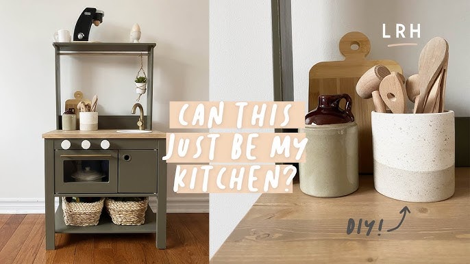 Functional toddler kitchen (IKEA duktig play kitchen hack) — The Organized  Mom Life