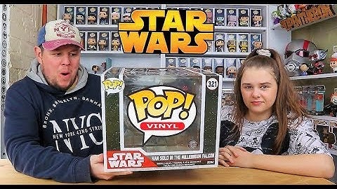 Unboxing The STAR WARS MILLENNIUM FALCON With Han Solo Deluxe Funko Pop From Pop In A Box - UK