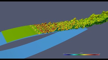 Detailed look at the separation of the laminar boundary layer from the airfoil surface