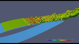 Detailed look at the separation of the laminar boundary layer from the airfoil surface