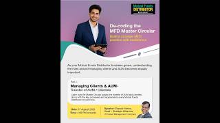 De-coding the MFD Master Circular Series - Session 2 News