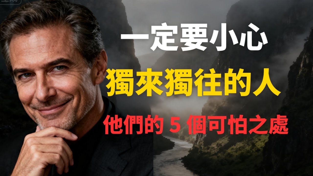 一定要小心獨來獨往的人,獨來獨往人的 5 個可怕之處