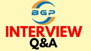 BGP Interview Questions and Answers for Beginners and Experts!