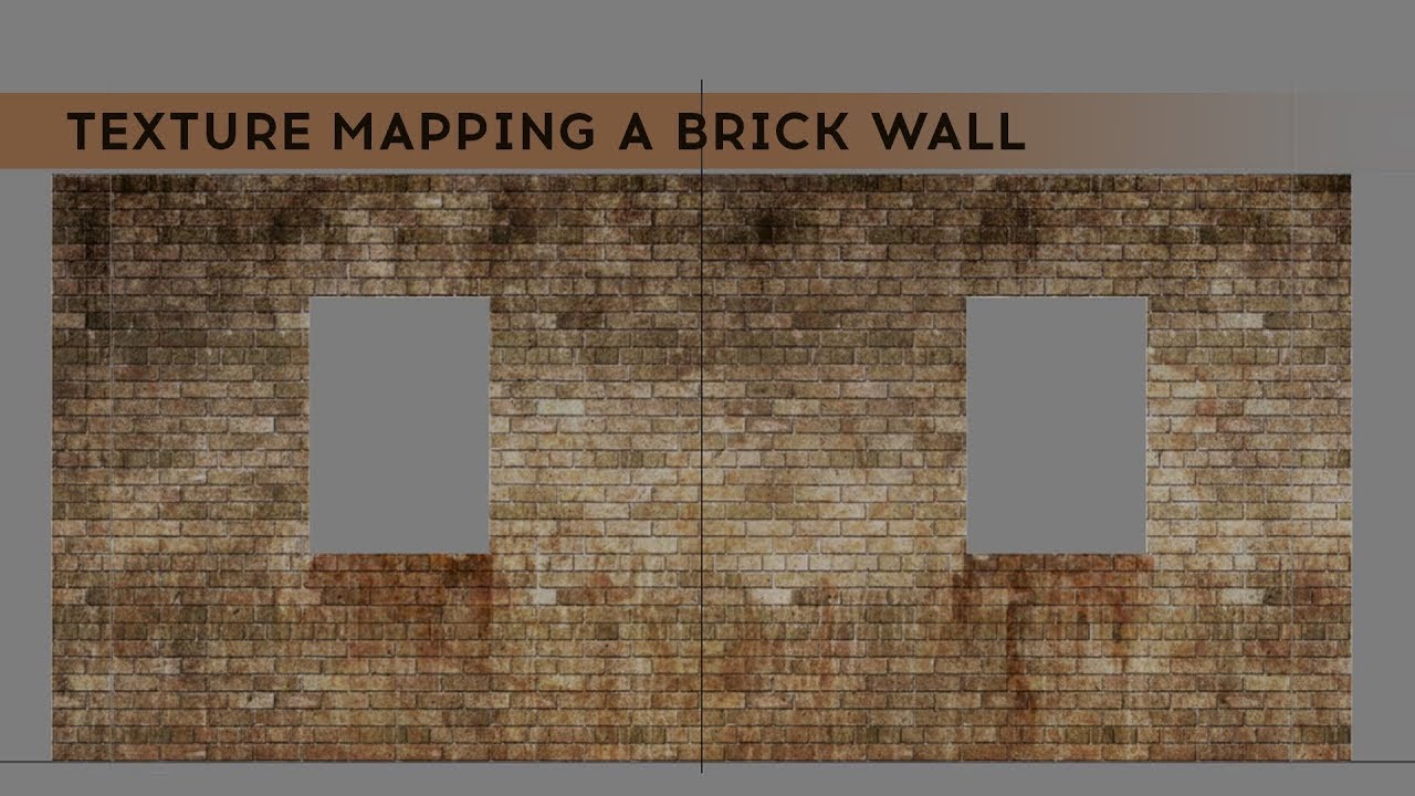 Texture Mapping A Brick Wall Updated 3ds Max