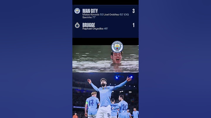 UCL 24/25  League Phase Manchester City vs Club Brugge KV 3-1 Playoffs prediction Meme