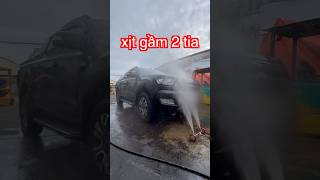 Xịt gầm 2 tia rửa gầm xe ô tô bán tải Ford ranger #tictakone #ruaxe #undercarriageclean