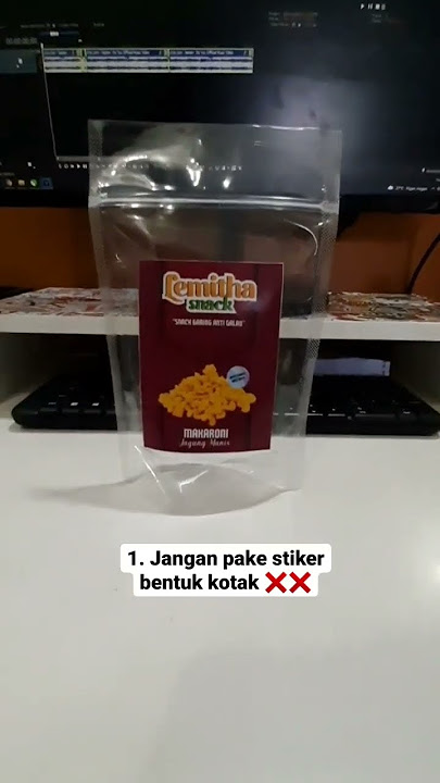 CARA BIKIN STIKER KEMASAN YANG MENARIK TUH BEGINI!