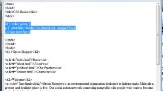 Web Programming [Part 6] - Using External CSS