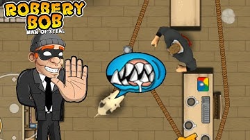 Robbery Bob 2 - Agent Costume gameplay using Toxic donut #3