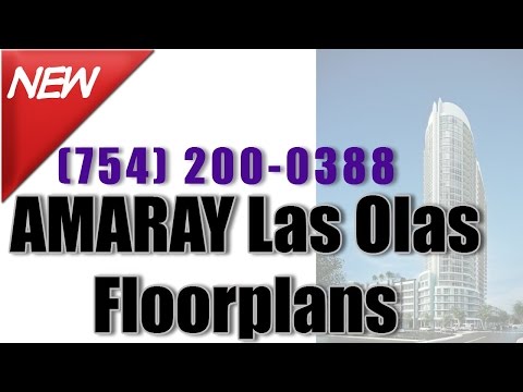 Amaray Las Olas Floor Plans - 754-200-0388