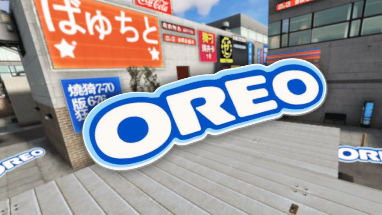NEW! Oreo Logo CRAZY CHASE in TOKYO | Gmod Nextbots