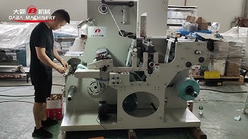 blank label high speed rotary die cutting machine
