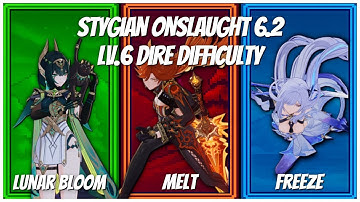 Stygian Onslaught 6.2 Lv. 6 Dire | Nefer / Mavuika / Skirk | Genshin Impact