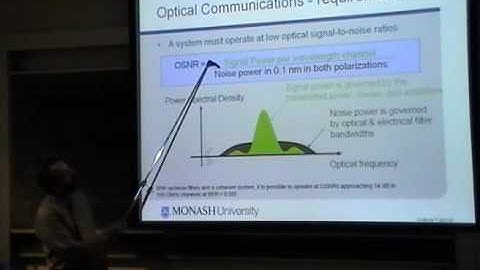 Arthur Lowery - Introduction to optical OFDM Lecture I